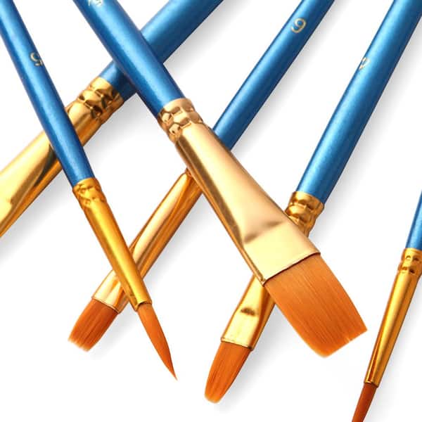  Paint Brush Set Artist Angled Brushes Made of Premium Nylon  Hair for Acrylic Painting Watercolor Painting Oil Painting Perfect for  Beginners Artists and in Different Size : Tools & Home Improvement