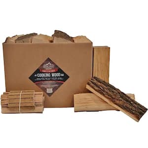 Hickory 12in logs(45lbs)USDA certified Cooking Wood & Firewood Logs (Grills,Smokers,Pizza ovens, firepits or fireplaces)