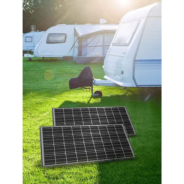  Solar Power Panel, Portable Solar Panel 10W Plug and Play for  Outdoor Work : Patio, Lawn & Garden