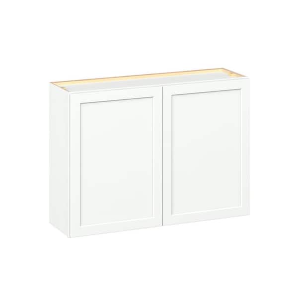 Emerson Pure White Wall 2-Door Ready to Assemble Kitchen Cabinet (42 in. W x 30 in. H x 12 in. D)
