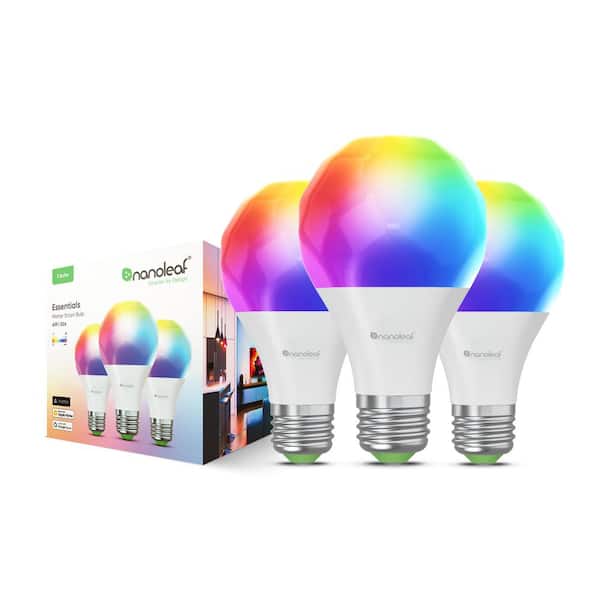 Nanoleaf Essentials Matter A19 Smart Bulb Bright White and Color