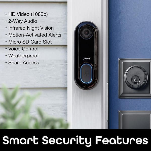 Wireless Wifi Video Doorbell Camera, 1080P HD Smart Video Door Bell with  Camera.