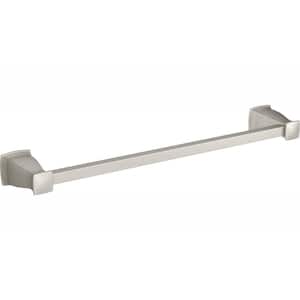 Hensley 24 in. Towel Bar with Press and Mark in Brushed Nickel