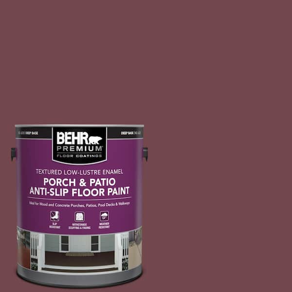 1 gal. #PPF-50 Fired Brick Textured Low-Lustre Enamel Interior/Exterior Porch and Patio Anti-Slip Floor Paint