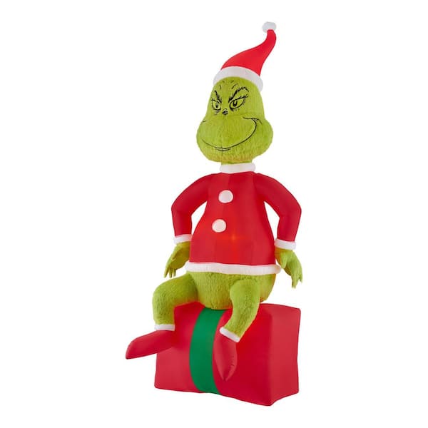 Dr Seuss' The Grinch Who Stole Christmas, Hang On Grinch, Outdoor  Decoration, 5 feet Tall, Grinch Green, Outdoor Hanging Figurine 