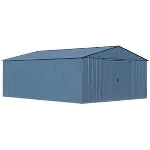 Classic Storage Shed 17 ft. W x 14 ft. D x 7 ft. H Metal Shed 226 sq. ft.