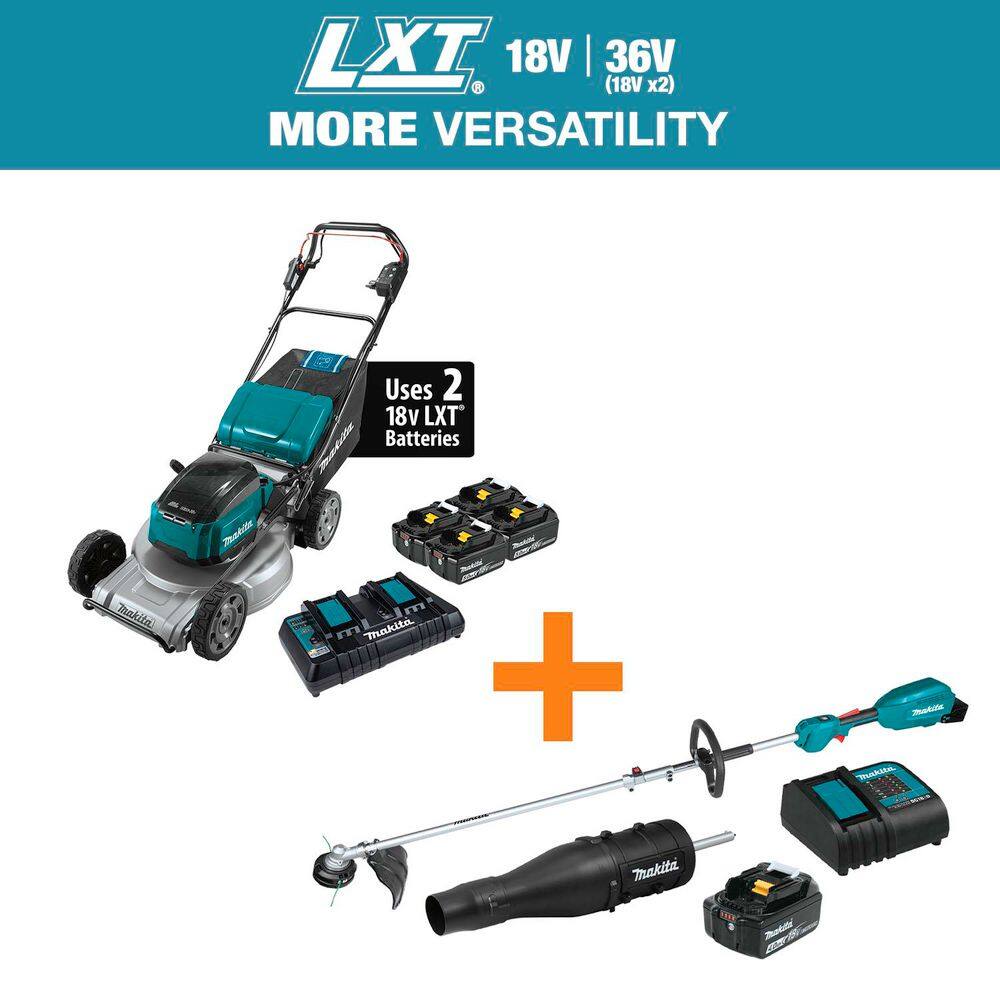 21 in. 18V X2 (36V) LXT Brushless Walk Behind Self-Propelled Lawn Mower Kit (5. 0Ah) with bonus LXT 18V Power Head Kit price history on PriceWatchPro