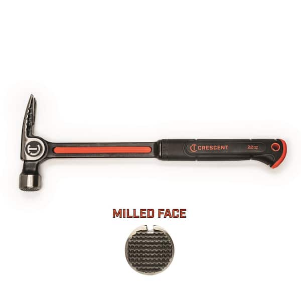 Crescent 22 oz. Steel Milled-Face Framing Hammer