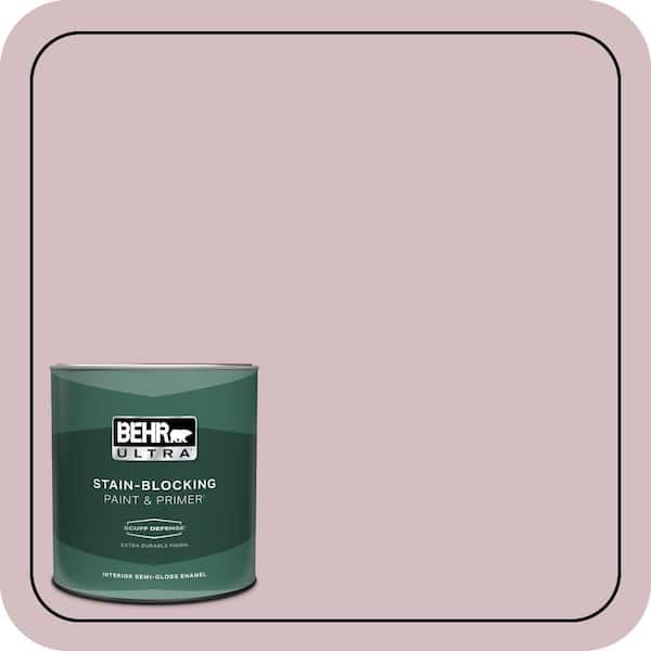 BEHR ULTRA 1 qt. #PPU17-09 Embroidery Extra Durable Semi-Gloss Enamel Interior Paint & Primer