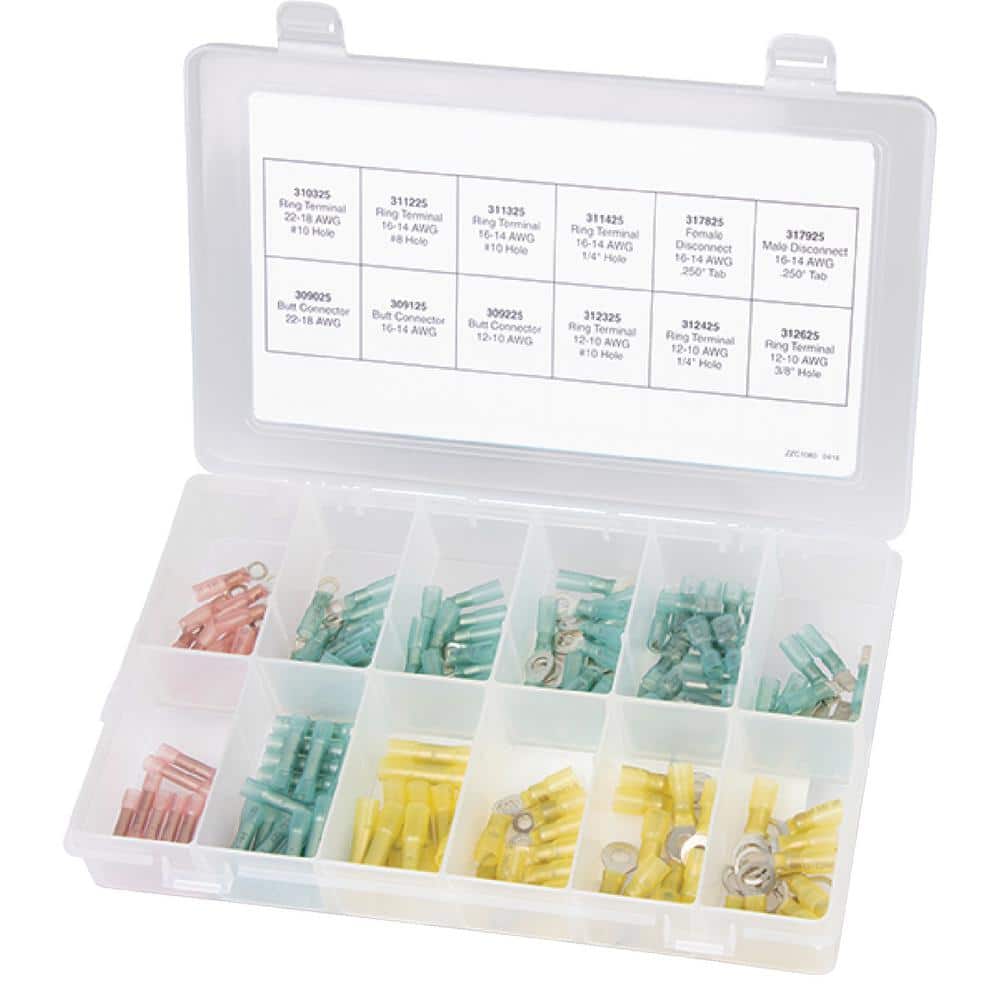 Heat Shrink Terminal & Connector Kit (160-Piece) price history on PriceWatchPro