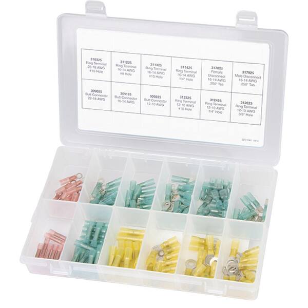 Ancor Marine Heat Shrink Butt Connectors - 25 Pack For 18-22 Gauge Wires