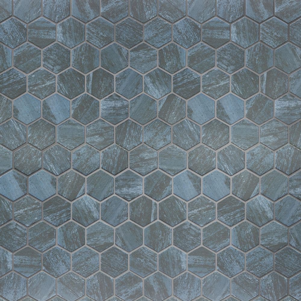 Cassis 2 in. Hex Black 11 in. x 13 in. Porcelain Floor and Wall Mosaic Tile (10.0 sq. ft. /Case) price history on PriceWatchPro