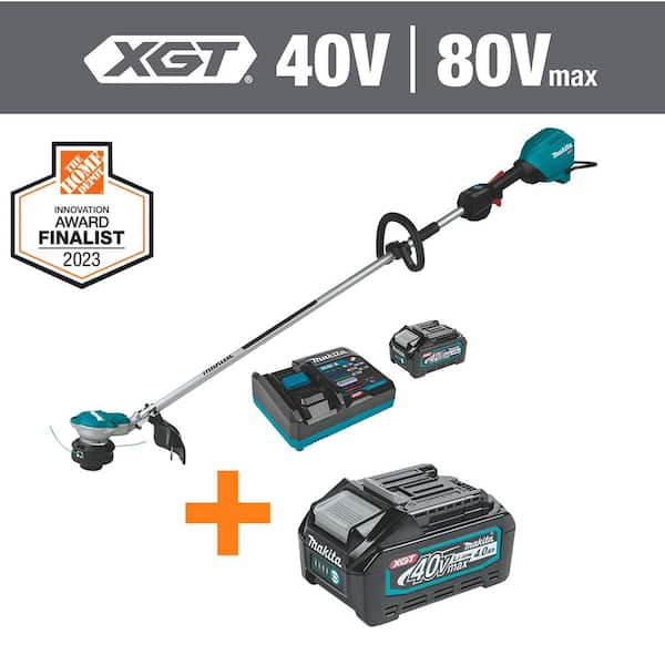 Makita XGT 40V max Brushless Cordless 15 in. String Trimmer Kit