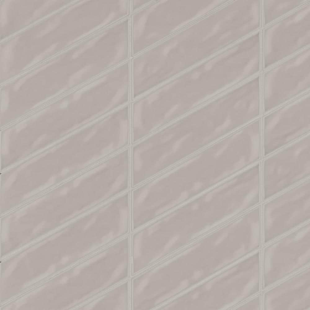 Sorrento Chevron 2 in. x 10 in. Glossy Fiore Ceramic Floor and Wall Tile (3.26 sq. ft./Case) price history on PriceWatchPro