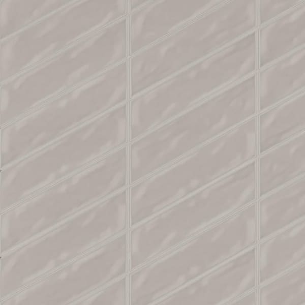 Bedrosians Sorrento Chevron 2 in. x 10 in. Glossy Fiore Ceramic Floor and Wall Tile (3.26 sq. ft./Case)