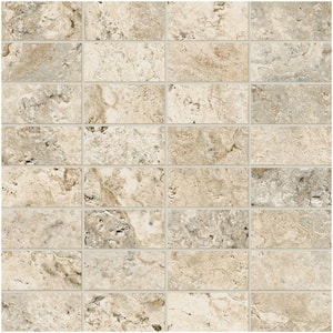 Marazzi Travisano Trevi 12 in. x 12 in. x 8 mm Porcelain Mosaic Floor ...