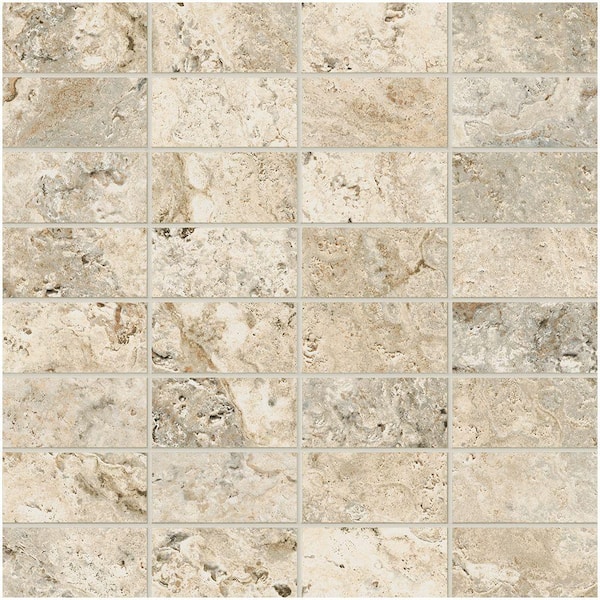 Marazzi Travisano Trevi 12 in. x 12 in. x 8 mm Porcelain Mosaic Floor and Wall Tile (0.969 sq. ft. / each)