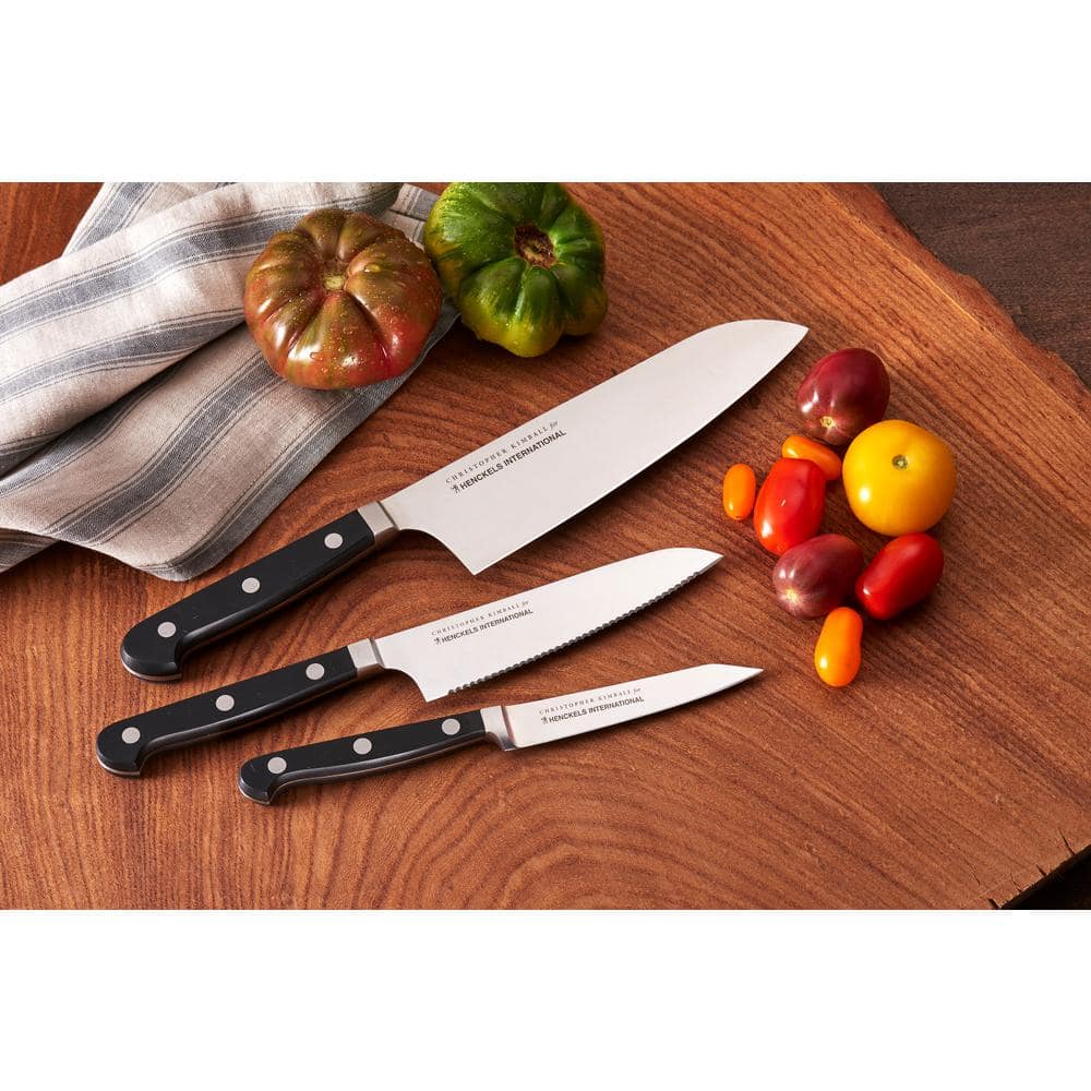 Christopher Kimball Stainless Steel German 3-Piece Must Have Knife Set