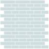 InHome Blue Vinyl Sea Glass Peel Stick Backsplash Tiles NH2361