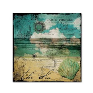 35 in. x 35 in. "Ocean Clouds II" by Color Bakery Printed Canvas Wall Art