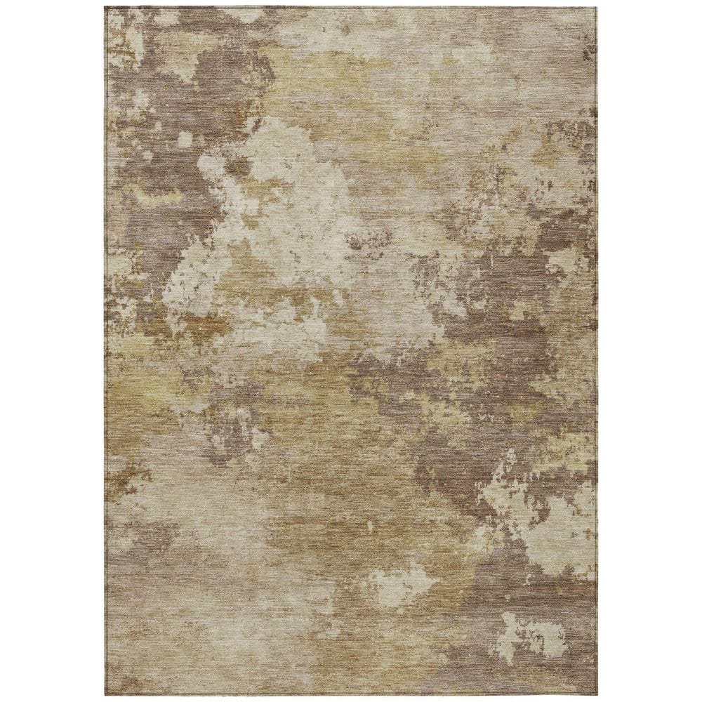 Chantille Machine Washable Indoor/Outdoor Abstract ACN2367 Wheat 5 ft. x 7 ft. 6 in. Area Rug price history on PriceWatchPro
