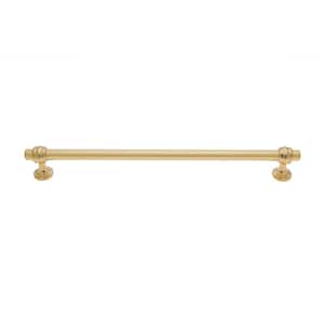 10 in. (256 mm) Center-To-Center Polished Gold Zinc Drawer Pull