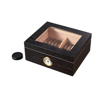 Visol Larsen Brown Leather Five Cigar Travel Case VCASE500BR - The Home  Depot