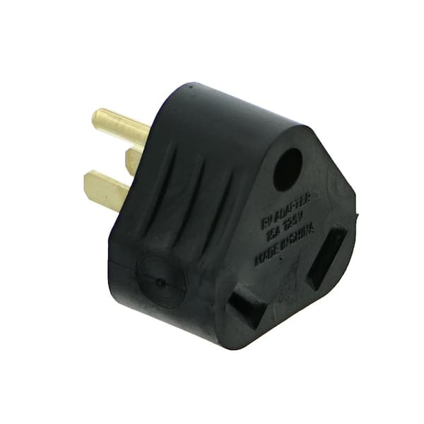 Road Home 15 Amp Male To 30 Amp Female Rv Electrical Adapter Rvp008 The Home Depot