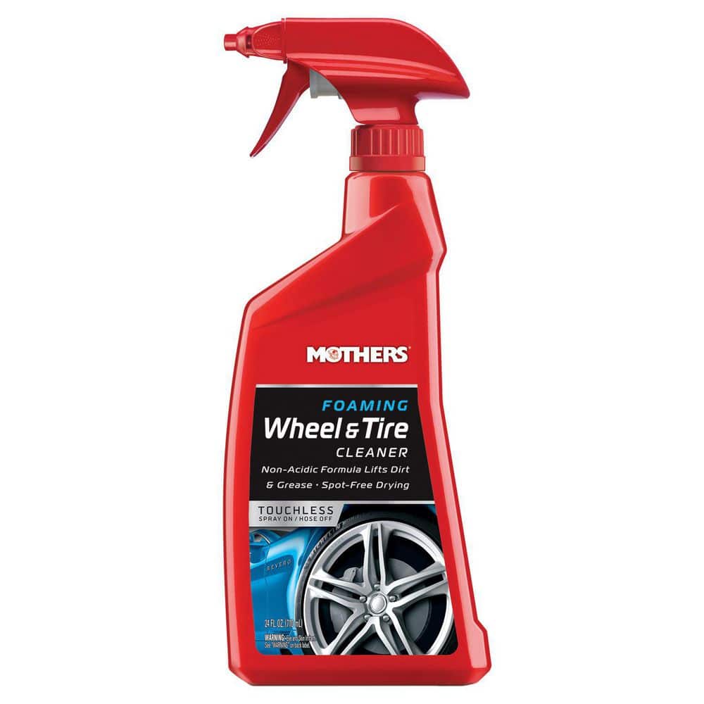 MOTHERS 05924 Foaming Wheel & Tire Cleaner - Non-Acidic - Spot Free - 2  PACK