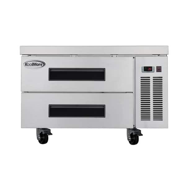 Koolmore 36 in. Commercial Chef Base Refrigerator in Stainless-Steel