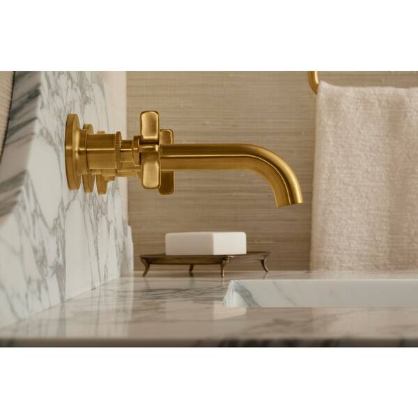 KOHLER Castia By Studio McGee Wall-Mount Bath Spout in Vibrant Polished Nickel