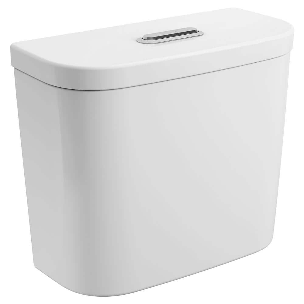 GROHE Essence 1.28/1.0 GPF Dual Flush Toilet Tank Only in Alpine White ...