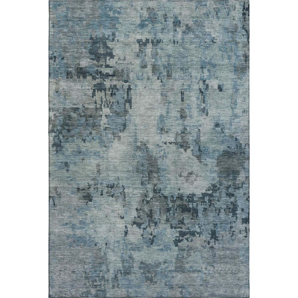 Mayfield Premium Machine Washable Abstract AMF2360 Blue 9 ft. x 12 ft. Area Rug price history on PriceWatchPro