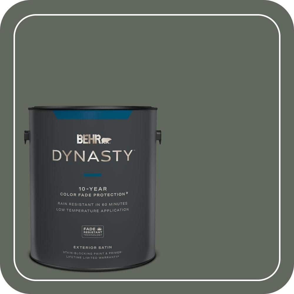 1 gal. #710F-6 Painted Turtle Satin Enamel Exterior Stain-Blocking Paint & Primer price history on PriceWatchPro