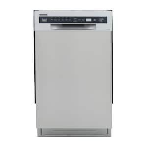 18 in. Stainless Steel Front Control Smart Built-In Tall Tub Dishwasher 120-volt with Stainless Steel Tub