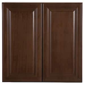 Benton Assembled 30x30x12 in. Wall Cabinet in Butterscotch