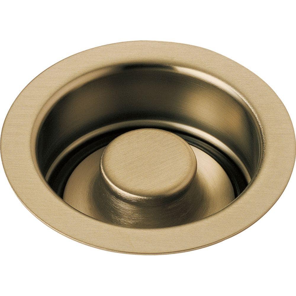 Delta 4-1/2 in. Kitchen Sink Disposal and Flange Stopper in Champagne  Bronze 72030-CZ The Home Depot