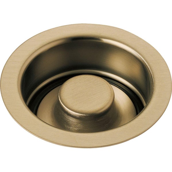 Delta 4-1/2 in. Kitchen Sink Disposal and Flange Stopper in Champagne Bronze