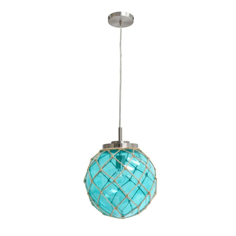 glass fishing float pendant light