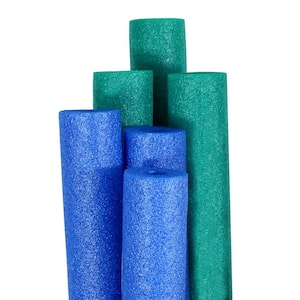 Big Boss Blue and Teal Round Pool Noodles (6-Pack)