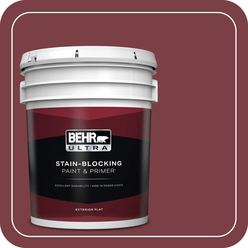 5 gal. #PMD-43 Velvety Merlot Flat Exterior Paint & Primer price history on PriceWatchPro