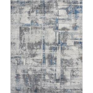 Grays/Azure 2 ft. 6 in. x 8 ft. Area Rug