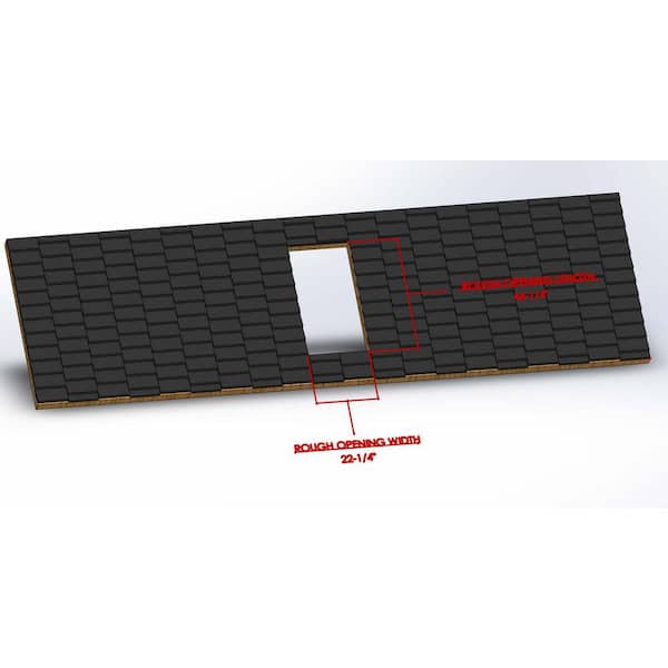 Gordon Skylight Gordon 22-1/4 in. x 46-1/4 Fixed Self Flashing