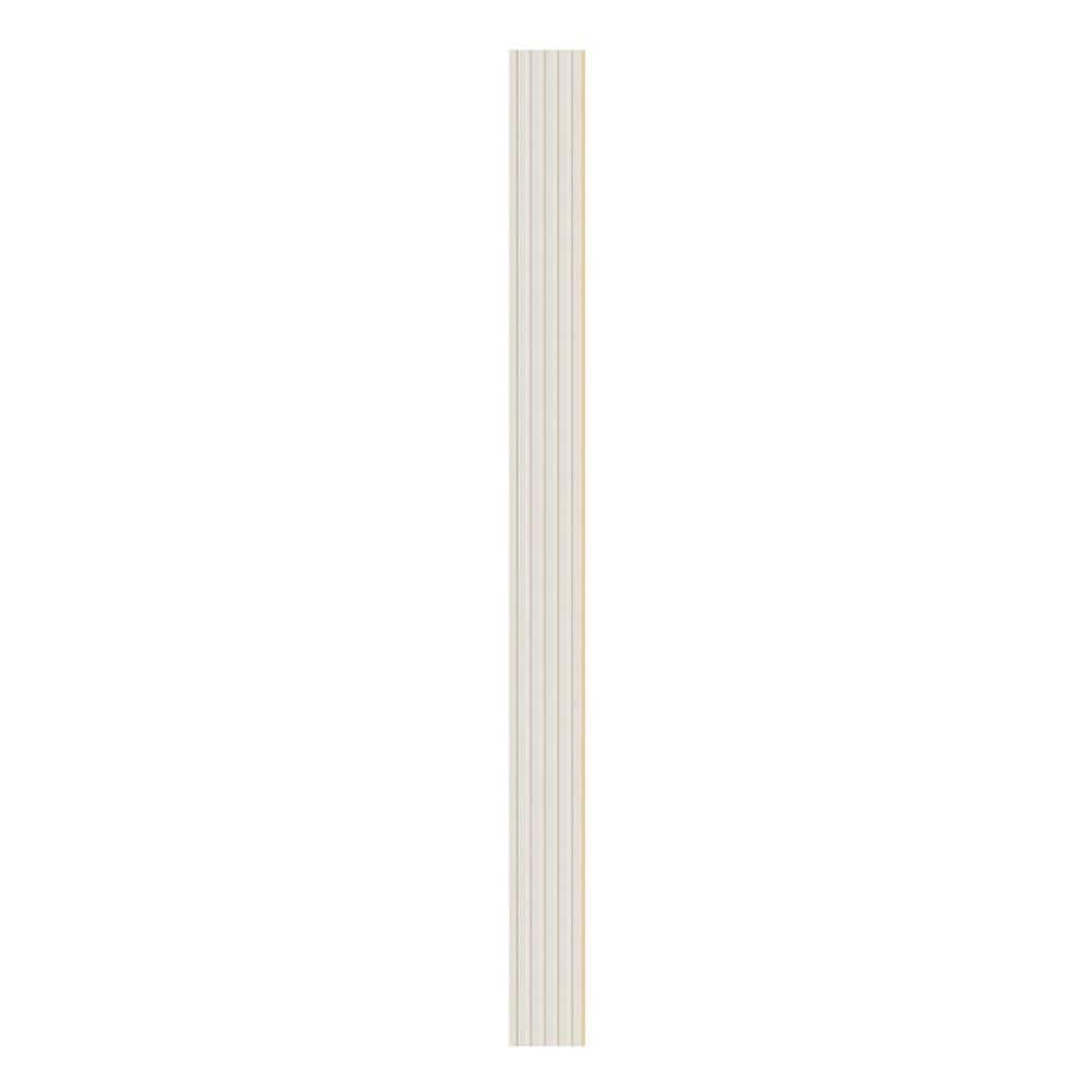 Wood Slat Acoustic Panels 0.35 in. H x 6.54 in. W Slatwall Panels in White 8-Packs WPC Accent Wooden Wall Panels price history on PriceWatchPro