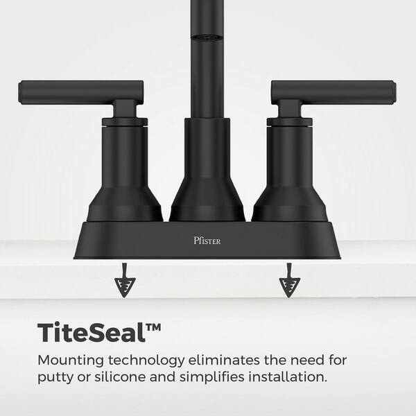 Pfister Capistrano 4 in. Centerset Double Handled Bathroom Faucet