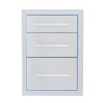 Signature Series 18 in. Beveled Frame Triple Drawer