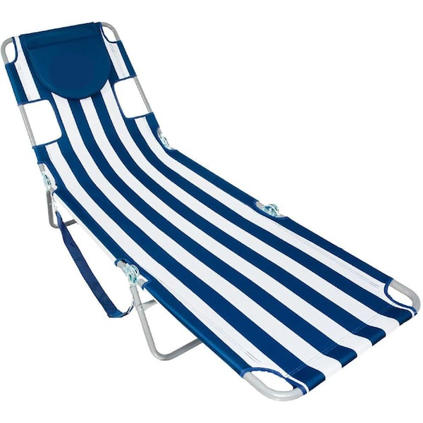 ITOPFOX Beach Multi-Colored Aluminum Folding Beach Chair