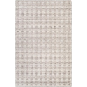 Mardin Gray Checkered 9 ft. x 12 ft. Indoor Area Rug