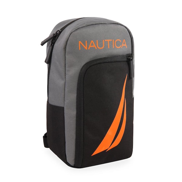 Nautica NT SLING plus 12 in. plus Black/Grey/Orange plus Waist pack plus "Adjustable Strap"