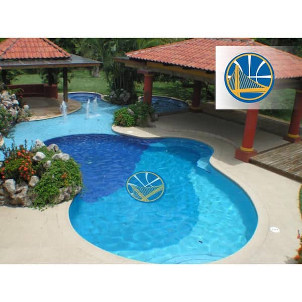 Applied Icon NBA Golden State Warriors 59 in. x 59 in. Large Pool Graphic